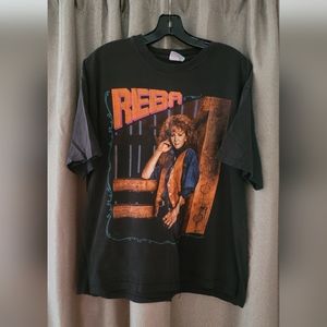 RARE REBA MCENTIRE 90S CONCERT SHIRT XL orig authentic not repro